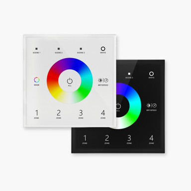 Tagra | RF 2.4GHz & DMX | Mains Powered 100-240V | LED Wall Plate | RGB+W | 4 Zones - MP4RGBW__70225.jpg