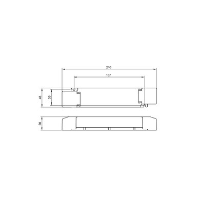 LTECH | 24V | 36W | Constant Voltage | DALI Dimmable LED Driver | IP20 - LM-36-G1D2_Dims.jpg