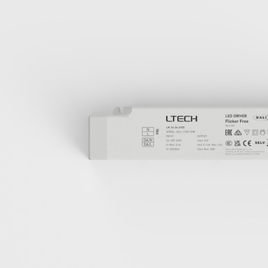 LTECH | 24V | 36W | Constant Voltage | DALI Dimmable LED Driver | IP20 - LM-36-24-G1D2_LEFT.jpg