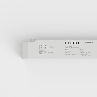 LTECH | 24V | 240W | Constant Voltage | DALI Dimmable LED Driver | IP20 - LM-240-24-G1D2_LEFT.jpg