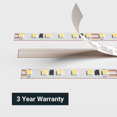 Tagra | Economy LED Strip Light | 120 LEDs p/m | 24V | IP20 | 9.6W/m | 5 & 50M Reels  - ES24-120-StripLight-BACK.jpg