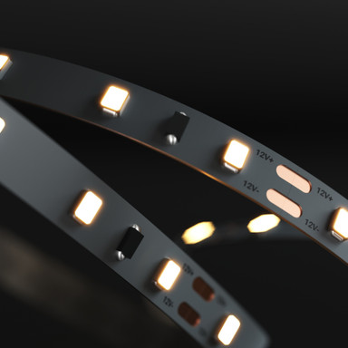 Tagra | Economy LED Strip Light | E-60 | 60 LEDs/m | 12V | IP20 | 4.8W/m | 5 & 50M Reels  - ES12-60-StripLight-ON.jpg