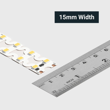 Tagra | Pro LED Strip Light | S Bend 15 | 160 LEDs p/m | 24V | IP20 | 19.2W/m | 5M Reel - DR24-SB-StripLight-WIDTH.jpg
