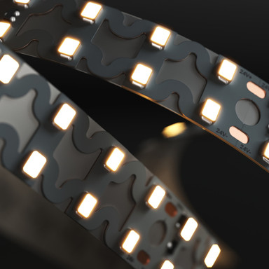 Tagra | Pro LED Strip Light | S Bend 15 | 160 LEDs/m | 24V | IP20 | 19.2W/m | 5M Reel - DR24-SB-StripLight-ON.jpg