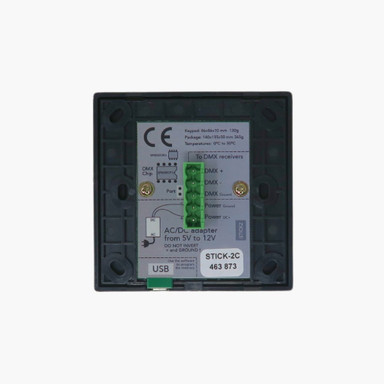 Nicolaudie | DMX | STICK-GU2 | LED Wall Plate | 128 Channel | 1 Zone - STICK-GU2_Back.jpg