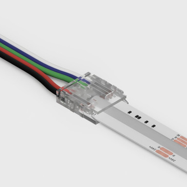 Tagra | LED Strip Solderless Connector | RGB+W | 12mm | Tape to Wire | IP20 | Pack of 10 - CONSOL-RGBW-COB-12MM-TW_2.jpg
