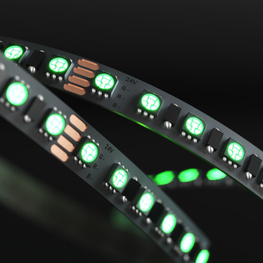 Tagra | Pro LED Strip Light | 120 LEDs/m | 24V | IP20 | 11W/m | RGB | 5 & 50M Reels - TA24-RGB-120-StripLight-ON.jpg