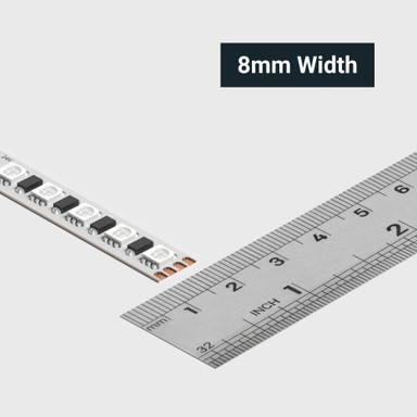 Tagra | Pro LED Strip Light | 120 LEDs/m | 24V | IP20 | 11W/m | RGB | 5 & 50M Reels - TA24-RGB-120-StripLight-WIDTH.jpg