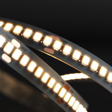 Tagra | Precision LED Strip Light | 240 LEDs/m | 24V | IP20 | 20W/m | 5M Reel - HD24-StripLight-ON.jpg