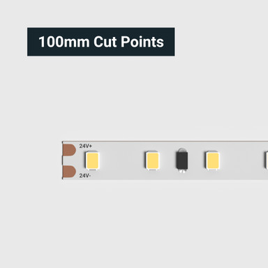 Tagra | High Definition LED Strip Light | 80 LEDs p/m | 24V | IP20 | 7.2W/m | 5M Reel - AS24-80-StripLight-CUT.jpg