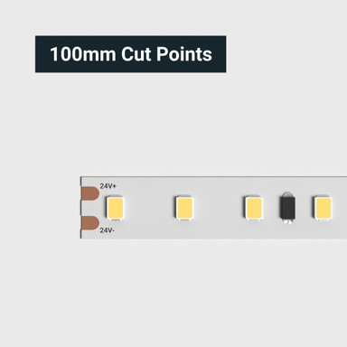 Tagra | High Efficiency LED Strip Light |  90 LEDs p/m | 24V | IP20 | 4.8W/m | 5M Reel - PH24-90-StripLight-CUT.jpg