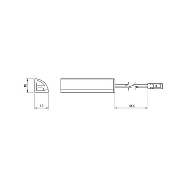 Syndeo by Tagra | Joinery LED Neon Flex | Corner Beam | Cut Anywhere | 10x10mm | 24V | IP65 | 9.9W/m | 5M Kit - PPS24-NEON1010CORNER.jpg