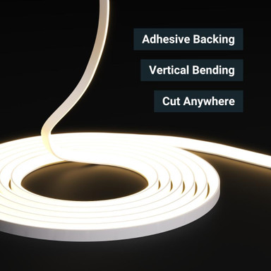 Syndeo by Tagra | Joinery LED Neon Flex | Corner Beam | Cut Anywhere | 10x10mm | 24V | IP65 | 9W/m | 5M Kit - NEON1010CORNER-SPEC1.jpg