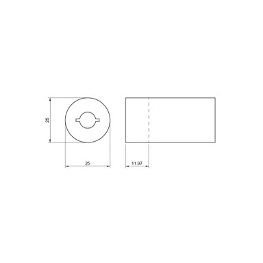 Tagra | Decor LED Neon Flex | Dual Circ 25 | 25x25mm | 24V | IP65 | 16W/m | 2.5M & 5M Reels - NEON36025 25X25.jpg