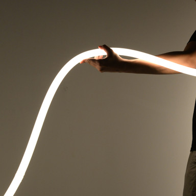 Tagra | Decor LED Neon Flex | Dual Circ 25 | 25x25mm | 24V | IP65 | 16W/m | 2.5M & 5M Reels - NEON36025_PERSON2.jpg