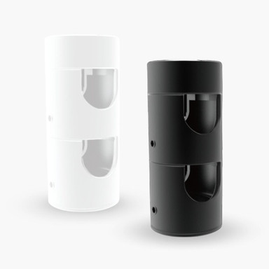 Tagra | Decor Dual Circ 25 | Double Cylinder Holder - NEON36025-DBLCYLHOLDER-0.jpg