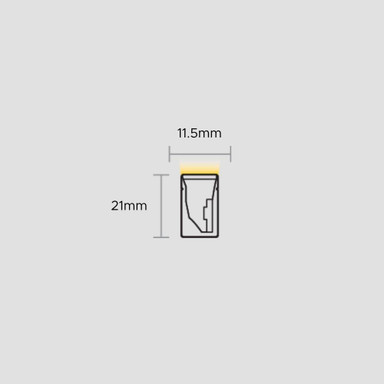 Tagra | Architectural LED Neon Flex | Horizontal 11.5 | 11.5x21mm | 24V | IP68 | 12W/m | Custom - NEON-ARC-HB-1121_Dims.jpg