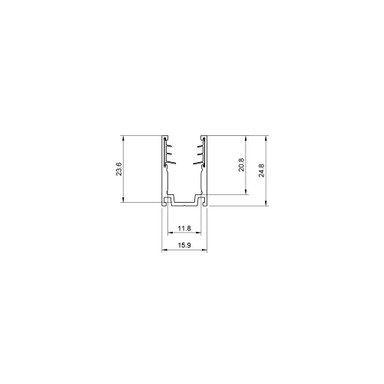 Tagra | Architectural 11.5 | LED Neon Mounting Track | Bendable | 2 Metre - NEONARC1121-ALUCHAN-BEND-1M.jpg