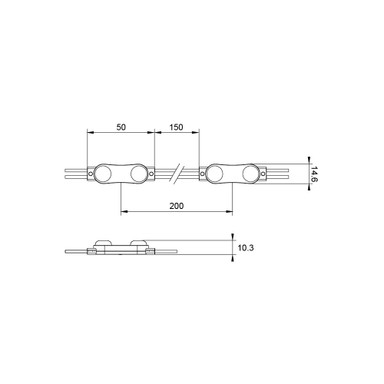 Tagra | LED Module String | Pro Series | 12V | IP66 | 1-3 Dot | 6500k | 20 PCS - TM12-65K2MOD.jpg