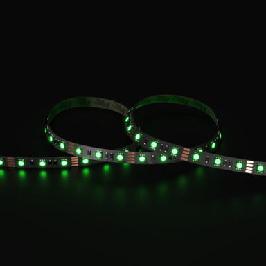 Tagra | Economy LED Strip Light | 60 LEDs/m | 12V | IP20 | 14.4W/m | RGB | 5 & 50M Reels  - TE12-RGB-StripLight-GREEN.jpg