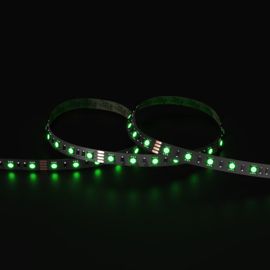 Tagra | Economy LED Strip Light | 60 LEDs p/m | 24V | IP20 | 14.4W/m | RGB | 5 & 50M Reels  - TE24-RGB-StripLight-GREEN.jpg