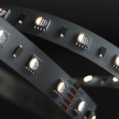 Tagra | Economy LED Strip Light | 60 LEDs/m | 24V | IP20 | 19.2W/m | RGB+W | 5 & 50M Reels - TE24-RGBW-StripLight-ON.jpg