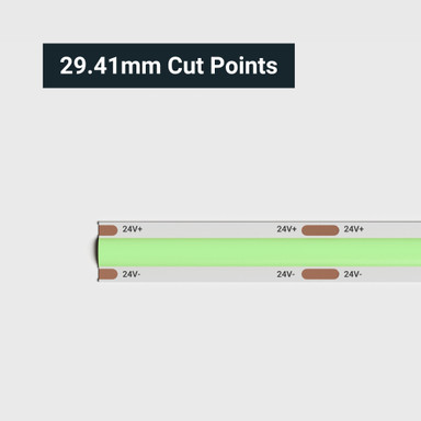 Tagra | Pro COB LED Strip Light | 544 LEDs p/m | 24V | IP20 | 11.2W/m | 5 & 50M Reels - PC24-SC-StripLight-CUT.jpg