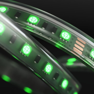 Tagra | Economy LED Strip Light | 60 LEDs p/m | 24V | IP65 | 14.4W/m | RGB | 5 & 50M Reels  - TE24-RGB-IP-StripLight-ON.jpg