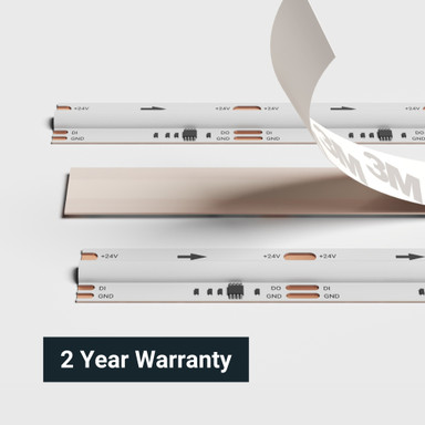 Tagra | Pixel COB LED Strip Light | 720 LEDs p/m | 30 pixels p/m | 24V | IP20 | 22.5W/m | RGB | 5 & 20M Reel - TD24-RGB-COB-StripLight-BACK.jpg