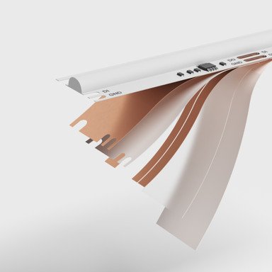 Tagra | Pixel COB LED Strip Light | 720 LEDs p/m | 30 pixels p/m | 24V | IP20 | 22.5W/m | RGB | 5 & 20M Reel - TD24-RGB-COB-StripLight-EXPLODE.jpg