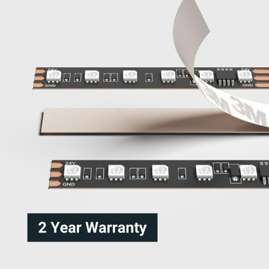 Tagra | Pixel LED Strip Light | 96 LEDs p/m | 16 pixels p/m | 24V | IP20 | 22W/m | RGB | 5 & 20M Reel - TD24-RGB-96-StripLight-BACK.jpg