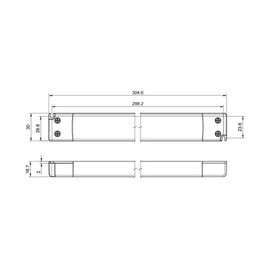 Tagra | 12V | 60W | Constant Voltage | Slimline | Non-Dimmable LED Driver | IP20 - TAGTHIN12V60WB - TAGTHIN24V60WB-01.jpg