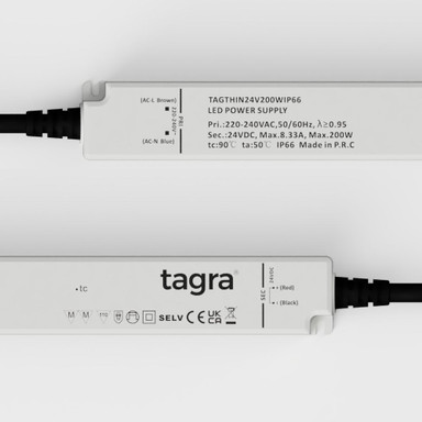Tagra | 24V | 200W | Constant Voltage | Slimline | Non-Dimmable LED Driver | IP66 - TAGTHIN24V200WIP66_2.jpg