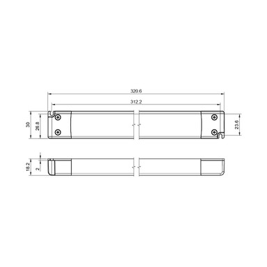 Tagra | 12V | 100W | Constant Voltage | Slimline | Non-Dimmable LED Driver | IP20 - TAGTHIN12V100W - TAGTHIN24V100W-01.jpg
