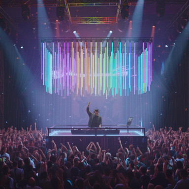 Chronos by Tagra | Pixel LED Tube | 360° | 42mm | 24V | IP20 | RGB | 0.5M-2M - Chronos_Tubes_DJ_Event.jpg