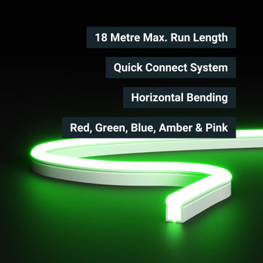 Tagra | Quick Connect LED Neon Flex | Horizontal 10 | 10x15mm | Single Colour | 24V | IP65 | 8W/m | 50 Metre Reel - NEONMINI1015-W-50M-COIL (2).jpg