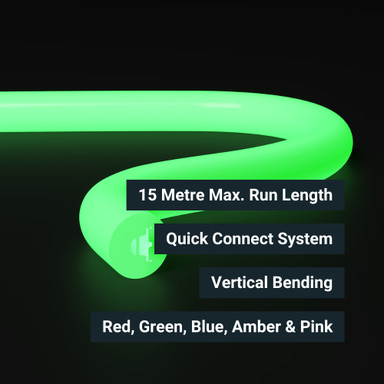Tagra | Quick Connect LED Neon Flex | Vertical Circ 18 | 18x18mm | Single Colour | 24V | IP65 | 8W/m | 50 Metre Reel - NEONCIRC18-SC-50M-COIL.jpg