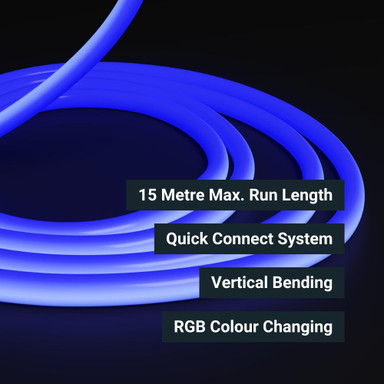 Tagra | Quick Connect LED Neon Flex | Vertical Circ 18 | 18x18mm | RGB | 24V | IP65 | 18Wp/m | 10M Kit - NEONCIRC18-RGB-COIL.jpg