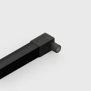 Tagra | Pro Dual 16 Black | LED Neon End Caps | Side/Bottom Outlet | Silicone | Pack of 8 - NEONDUAL1616-BLK-ENDCAPS-MULTI_2.png