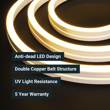 Tagra | Pro LED Neon Flex | Horizontal 12 | Sauna | 12x17mm | 24V | IP67 | 5.5W/m | Custom - NEON1217-W-HT-SPEC2.jpg