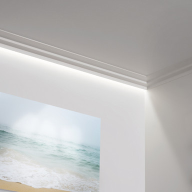 Orac | C390 | Steps Cornice Wall Coving | High Density Polyurethane | 2 Metres - TAGC390-INSITU2.jpg