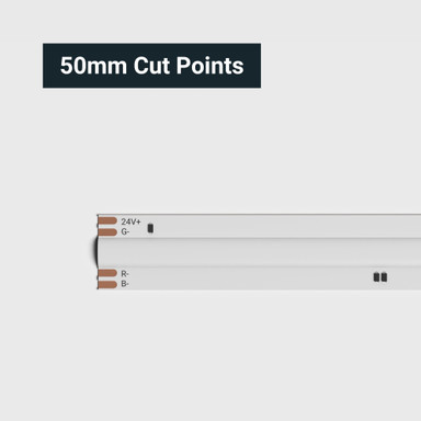 Tagra | Pro LED Strip Light | Pro COB | 840 LEDs/m | 24V | IP20 | 15.8 | RGB | 5 & 50M Reels - PC24-RGB-StripLight-CUT.jpg