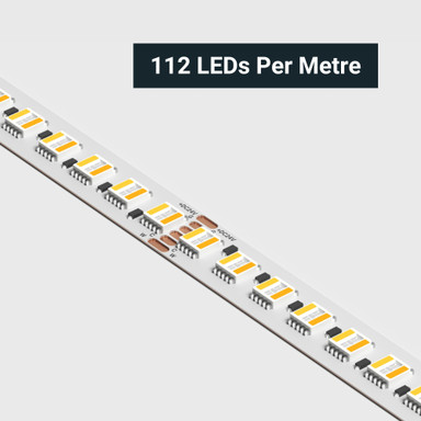 Tagra | Pro LED Strip Light | Pro SMD | 112 LEDs/m | 24V | IP20 | 31W/m | RGB+CCT | 5 & 50M Reels - PS24-RGBCCT-StripLight-CLOSE.jpg