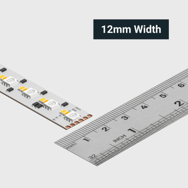 Tagra | Precision LED Strip Light | 288 LEDs/m | 24V | IP20 | 18W/m | RGB+CCT | 5 & 50M Reels - PP24-RGB2365K288-StripLight-WIDTH.jpg