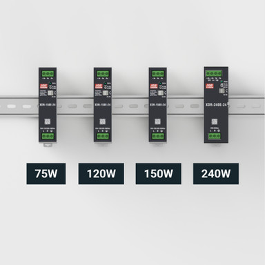 Mean Well | Din Rail | XDR-E | 24V | Constant Voltage | Non-Dimmable Power Supply | IP20 - XDR-24_POWER.jpg