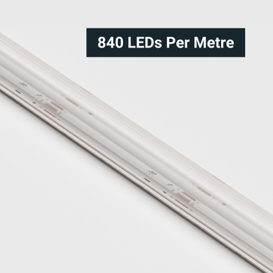 Tagra | Pro LED Strip Light | Pro COB | 840 LEDs/m | 24V | IP67 | 15.8 | RGB | 5 & 50M Reels - PC24-RGB-67-StripLight-CLOSE.jpg