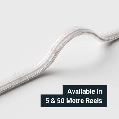Tagra | Pro LED Strip Light | Pro COB | 840 LEDs/m | 24V | IP67 | 15.8W | RGB | 5 & 50M Reels - PC24-RGB-67-StripLight-BEND.jpg