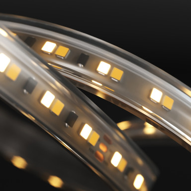 Tagra | Pro LED Strip Light | 140 LEDs/m | 24V | IP67 | 14.4W/m | CCT | 5 & 50M Reels - PS24-236K140-IP-StripLight-ON.jpg