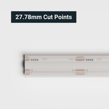 Tagra | Pro LED Strip Light | Pro COB | 576 LEDs/m | 24V | IP67 | 19.8 | CCT | 5 & 50M Reels - TP24-2765K-COB-IP-StripLight-CUT.jpg