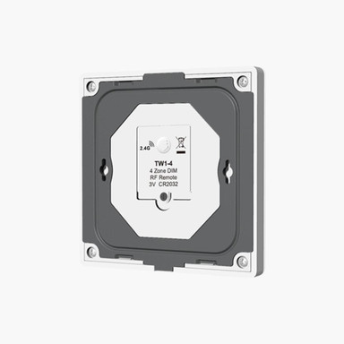 Tagra | RF 2.4GHz | Battery Powered | LED Wall Plate | Single Colour | 4 Zones - BP4SC-W-BACK.jpg